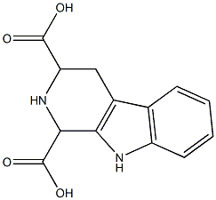 1,2,3,4-TETRAHYDRO-BETA-CARBOLINE-1,3-DICARBOXYLICACID Struktur