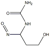 1-NITROSO-3-HYDROXYPROPYLUREA Struktur