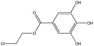 CHLOROETHYLESTEROFGALLICACID Struktur