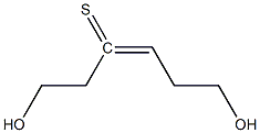 1,2-BIS(2-HYDROXYETHYL-1-THIO)ETHYLENE Struktur