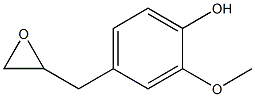 PHENOL,4-(2,3-EPOXYPROPYL)-2-METHOXY- Struktur