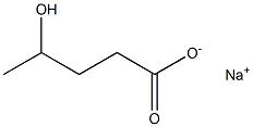 SODIUM4-HYDROXYVALERATE Struktur