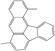 7,12-DIMETHYLBENZOFLUORANTHENE Struktur