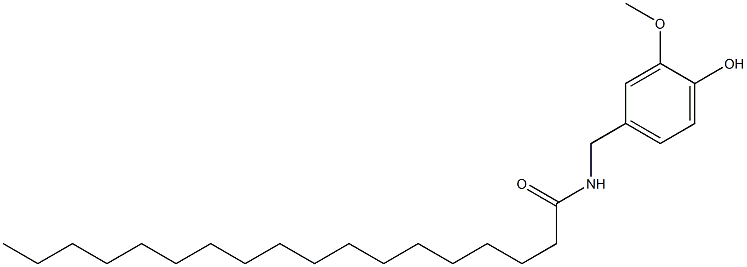 VANILLYLOCTADECANAMIDE Struktur