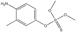 O,O-DIMETHYL-O-(3-METHYL-4-AMINOPHENYL)PHOSPHOROTHIOATE Struktur