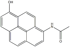 1-ACETAMIDOPYREN-8-OL Struktur