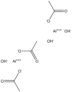 Aluminiumhydroxidacetat Struktur