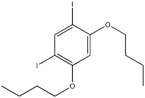 1,5-DIIODO-2,4-DIBUTOXYBENZENE Struktur