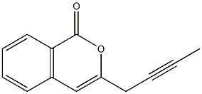 3-but-2-ynylisochromen-1-one Struktur