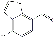 4-Fluorobenzofuran-7-carbaldehyde Struktur