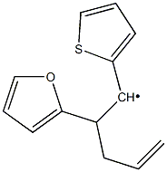 (1-Furan-2-yl-but-3-enyl)-thiophen-2-ylmethyl- Struktur