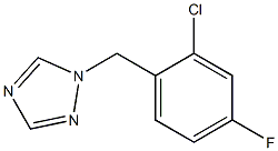 1-(2-Chloro-4-fluoro-benzyl)-1H-[1,2,4]triazol- Struktur