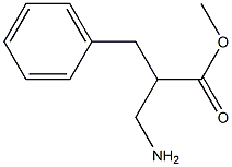 2-Aminomethyl-3-phenyl-propionic acid methyl ester Struktur