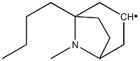 Butyl-(8-methyl-8-aza-bicyclo[3.2.1]oct-3-yl)- Struktur