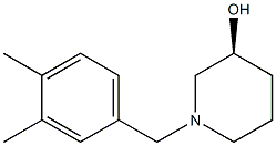 (3S)-1-(3,4-dimethylbenzyl)piperidin-3-ol Struktur