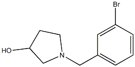 1-(3-bromobenzyl)pyrrolidin-3-ol Struktur