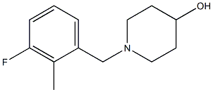 1-(3-fluoro-2-methylbenzyl)piperidin-4-ol Struktur