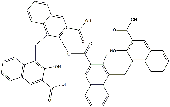 Pamoic Acid (Embonic Acid) Struktur