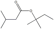 1,1-dimethylpropyl 3-methylbutanoate Struktur