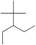 2,2-dimethyl-3-ethylpentane Struktur