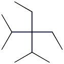 2,4-dimethyl-3,3-diethylpentane Struktur