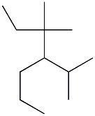 3,3-dimethyl-4-isopropylheptane Struktur