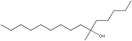 6-methyl-6-pentadecanol Struktur