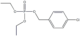 4-CHLOROBENZYL PHOSPHORIC ACID DIETHYL ESTER Struktur