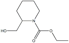 N-ethoxycarbonyl-2-piperidinemethanol Struktur