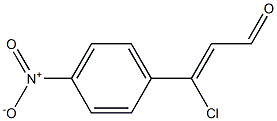 3-Chloro-3-(4-nitrophenyl)acrylaldehyde Struktur