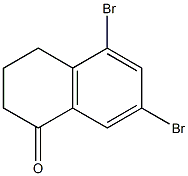 5,7-Dibromo-1-tetralone Struktur