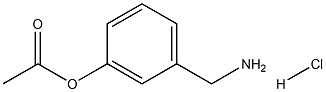 3-ACETOXYBENZYLAMINE Hydrochloride Struktur