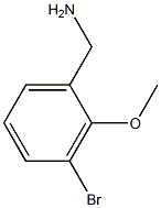 3-BROMO-2-METHOXYBENZYLAMINE Struktur