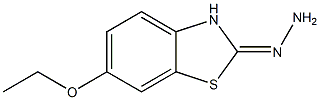 6-ETHOXY-2(3H)-BENZOTHIAZOLONEHYDRAZONE Struktur