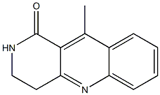 10-METHYL-3,4-DIHYDROBENZO[B]-1,6-NAPHTHYRIDIN-1(2H)-ONE Struktur