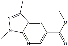 METHYL 1,3-DIMETHYL-1H-PYRAZOLO[3,4-B]PYRIDINE-5-CARBOXYLATE Struktur