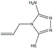 4-ALLYL-5-AMINO-4H-1,2,4-TRIAZOLE-3-THIOL Struktur