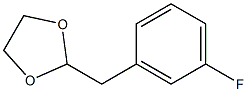 3-(1,3-DIOXOLAN-2-YLMETHYL)-1-FLUOROBENZENE 96% Struktur