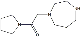 1-(2-OXO-2-PYRROLIDIN-1-YLETHYL)-1,4-DIAZEPANE Struktur