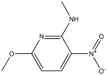 2-METHYLAMINO-6-METHOXY-3-NITROPYRIDINE Struktur