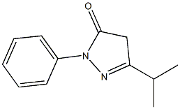 5-ISOPROPYL-2-PHENYL-2,4-DIHYDRO-3H-PYRAZOL-3-ONE Struktur