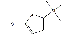 2,5-BIS(TRIMETHYLSILYL)THIOPHENE 95% Struktur