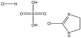 2-CHLORO-IMIDAZOLINE SULFATE HYDROCHLORIDE Struktur