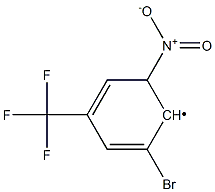 2-BROMO-4-TRIFLUOROMETHYL-6-NITROPHENYL- Struktur