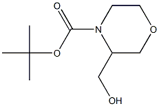 3-Hydroxymethyl-4-Bocmorpholine Struktur