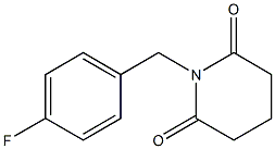 1-(4-FLUOROBENZYL)PIPERIDINE-2,6-DIONE Struktur