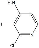 2-CHLORO-3-IODO-PYRIDINE-4-YLAMINE Struktur