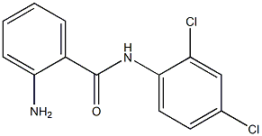 2-AMINO, N-(2,4-DICHLORO PHENYL )BENZAMIDE Struktur