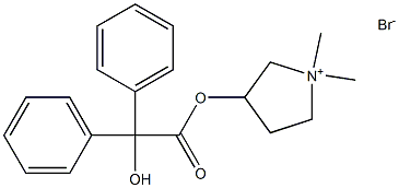 Benzopyrronium Bromide Struktur