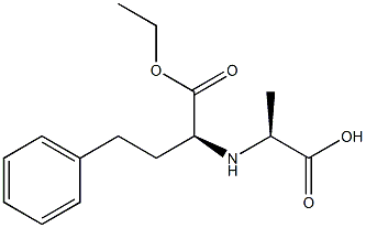 N-[(S)-1-ETHOXYCARBONYL-3-PHENYLPROPYL]-(S)-ALANINE Struktur